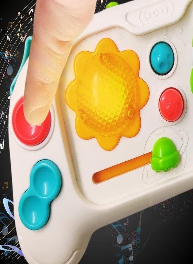 PLUSPOINT Baby Toy Game Controller for Kids Activity Game Controller Remote Toy Musical Toys Multi Function Pretend Play Light Music Learning Educational Toys for Kids - Image 4